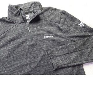 OGIO Men's Doosan Bobcat 1/4 Zip Pullover Charcoal Gray Space Dye L
